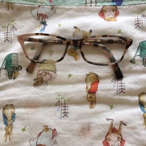 Warby Parker Annette Pink Tortoise Shell Glasses